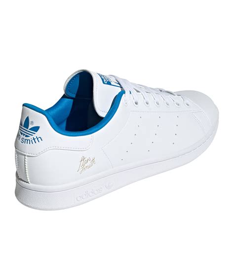 adidas original herren stan smith weiß blau billiger|Sneakers: Stan Smith Adidas Herren Weiss .